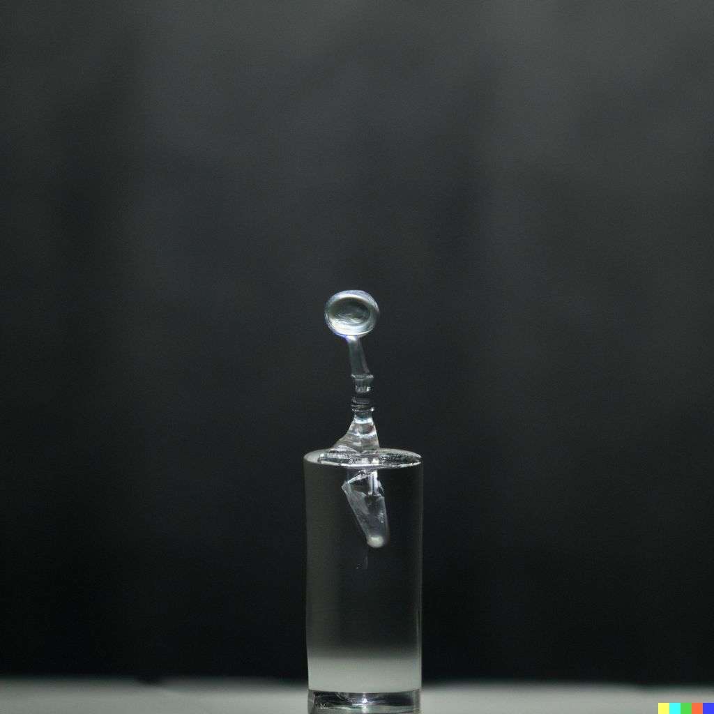 the discovery of gravity, photograph, very fast shutter speed, 0.001s